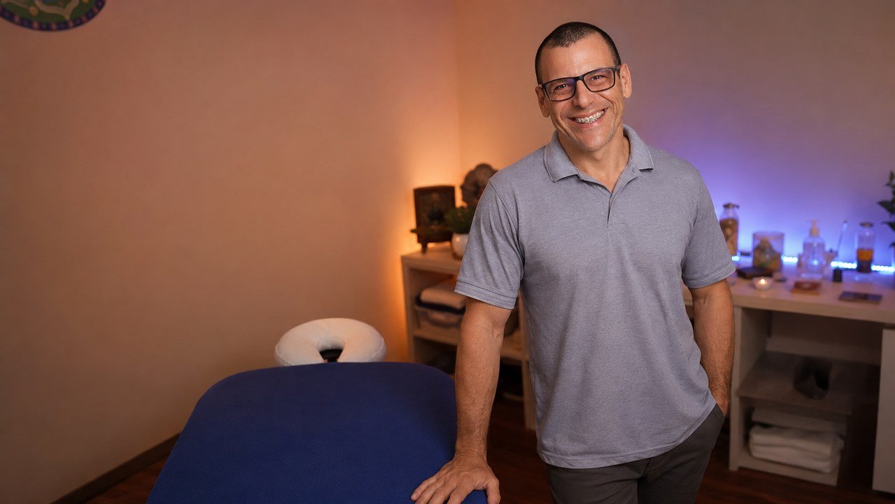 Paulo Sauer no ambiente da clínica